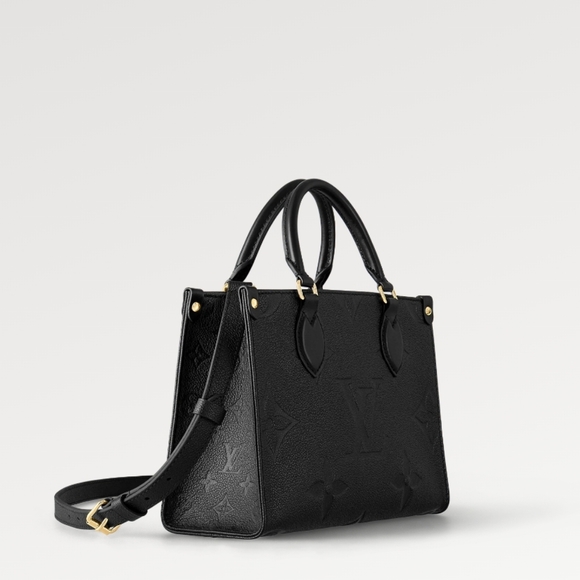 MSRP $3,595!! BRAND NEW! LOUIS VUITTON LV Empreinte ONTHEGO PM BLACK - Picture 5 of 17